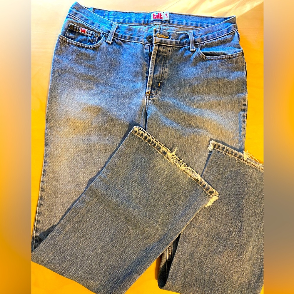 Tilt jeans, size 9 long, button up